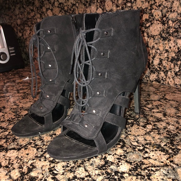 Wild Diva lace-up Heeled pumps - Picture 5 of 6